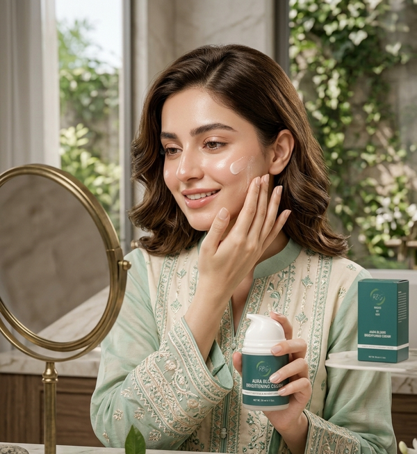 Aura Bloom Brightening Cream – Radiance & Glow Face Moisturizer for Even Skin Tone | 30ml