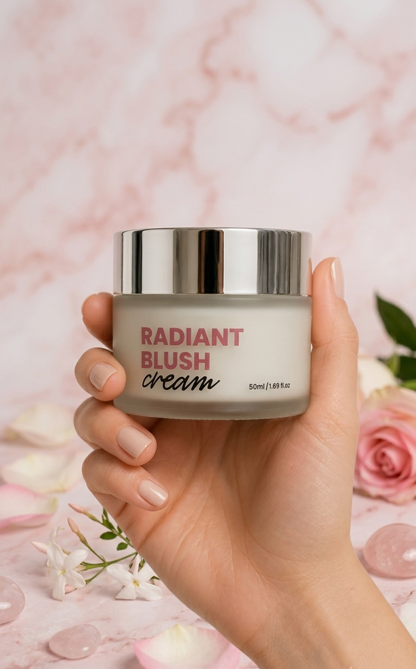 Radiant Blush Glow Cream 50ml – Hydrating Natural Pink Glow Face Cream