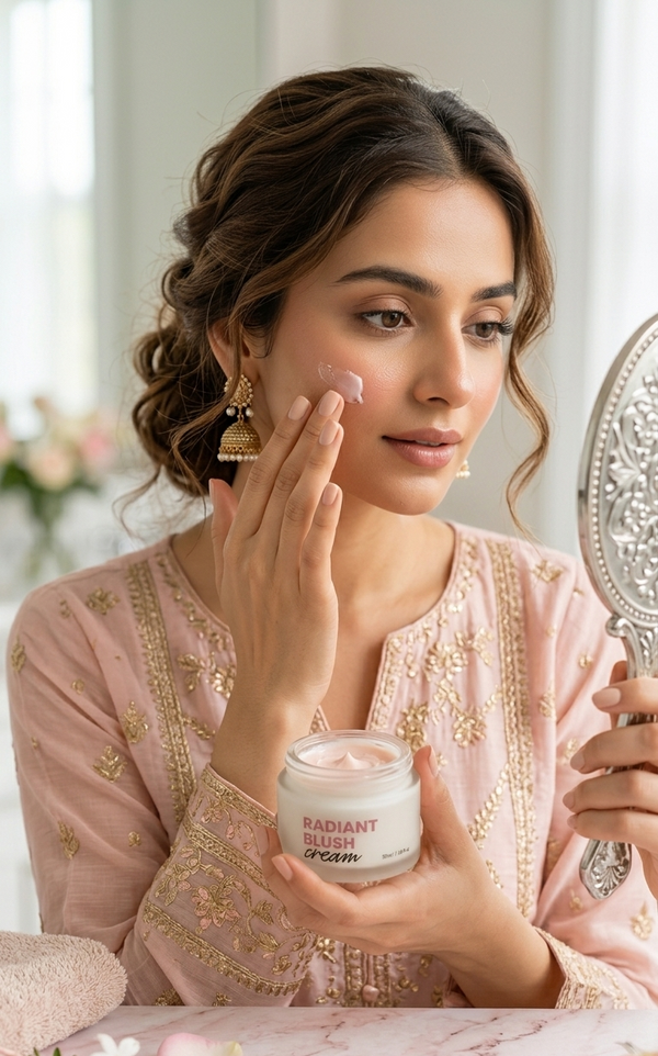 Radiant Blush Glow Cream 50ml – Hydrating Natural Pink Glow Face Cream