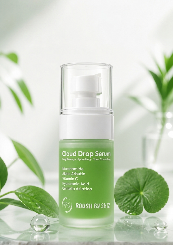 Cloud Drop Brightening Face Serum with Niacinamide, Alpha Arbutin & Vitamin C | Hydrating & Tone Correcting Serum